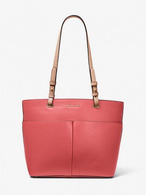 Michael Kors Bedford Medium Pebbled Leren Tote Tassen Dames Rood | 427139-YHZ