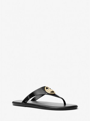 Michael Kors Carmen Pvc Jelly Sandalen Dames Zwart | 083617-MTD