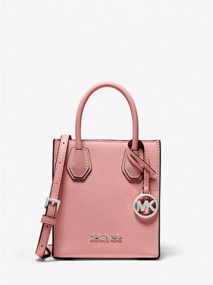 Michael Kors Mercer Extra-small Pebbled Leren Crossbodytassen Dames Roze | 401578-ERC