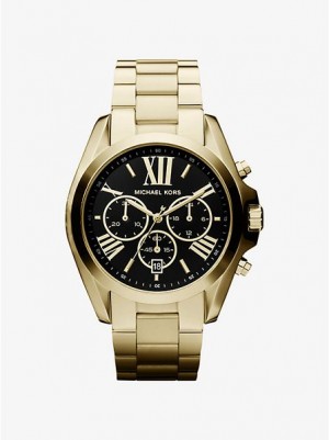 Michael Kors Oversized Bradshaw Horloge Dames Goud | 329704-KWD