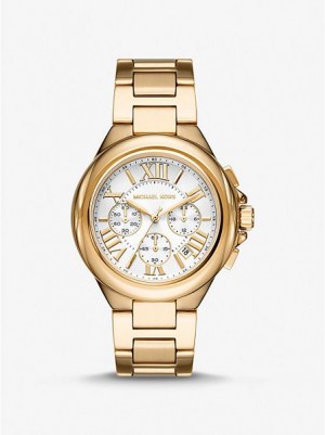 Michael Kors Oversized Camille Horloge Dames Goud | 375984-EYB