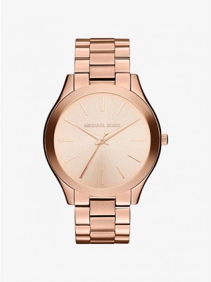 Michael Kors Oversized Slim Runway Horloge Dames Roze Goud | 892603-IOA