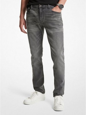 Michael Kors Parker Stretch-denim Jeans Heren Grijs | 681023-VTB