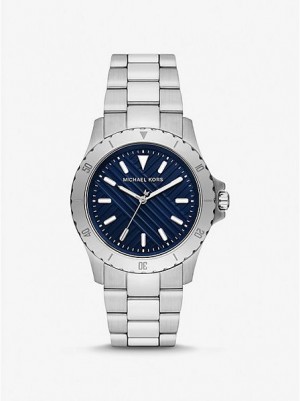 Michael Kors Slim Everest Horloge Dames Zilver | 059781-MIZ