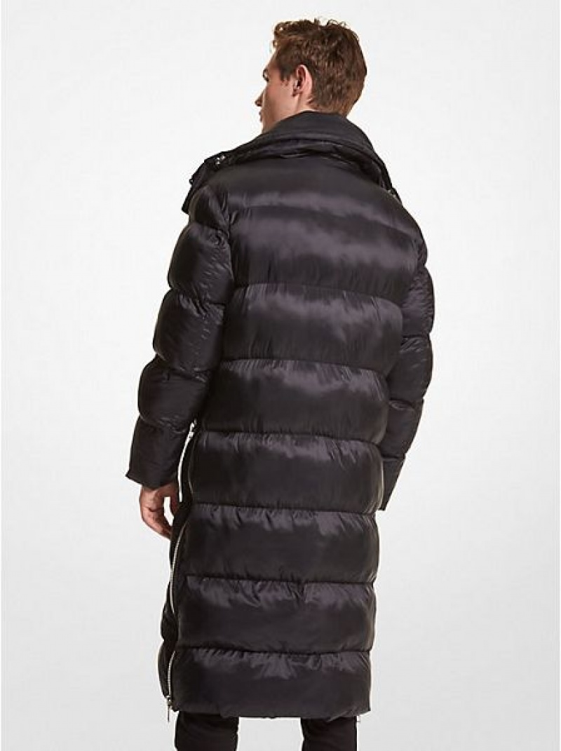 Michael Kors Gewatteerd Nylon Puffer Jassen Heren Zwart | 680319-PFH