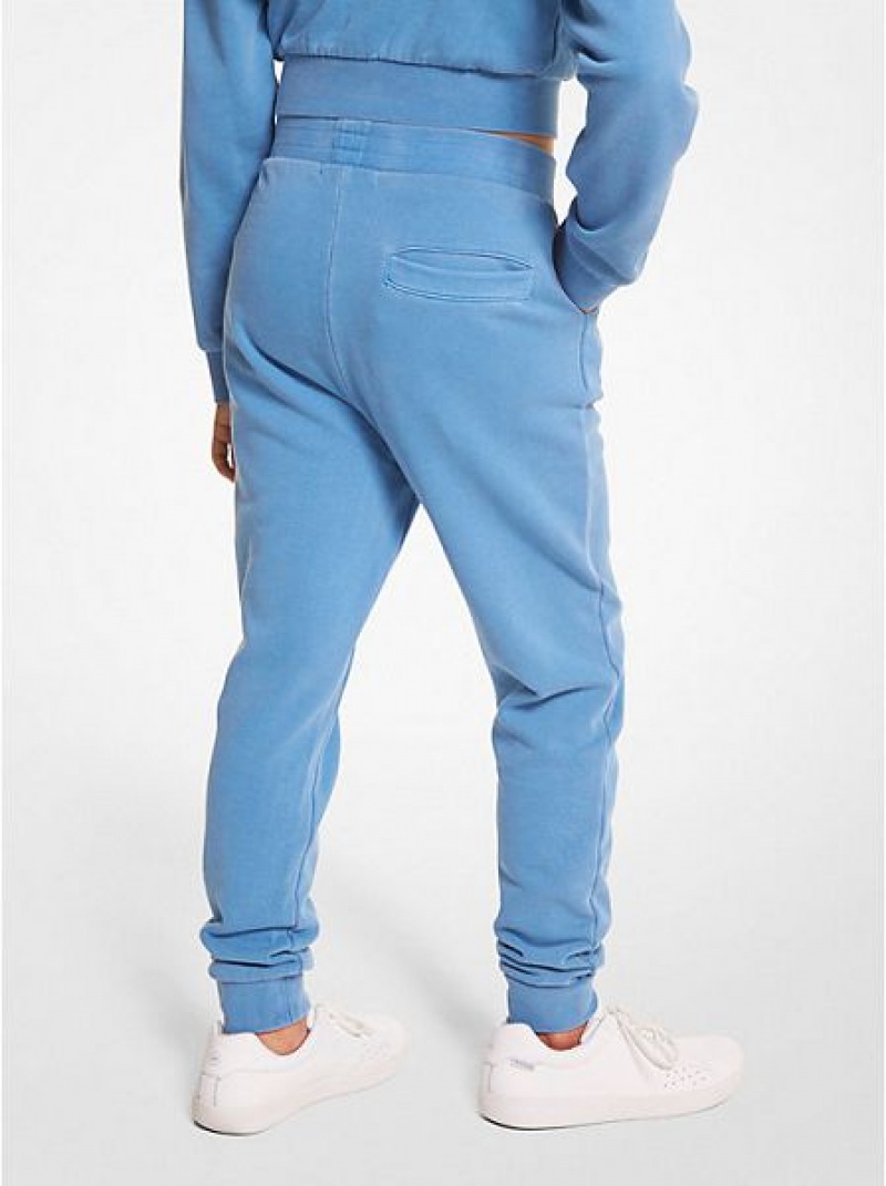 Michael Kors Katoenen Terry Joggers Kinderen Blauw | 081769-WYM