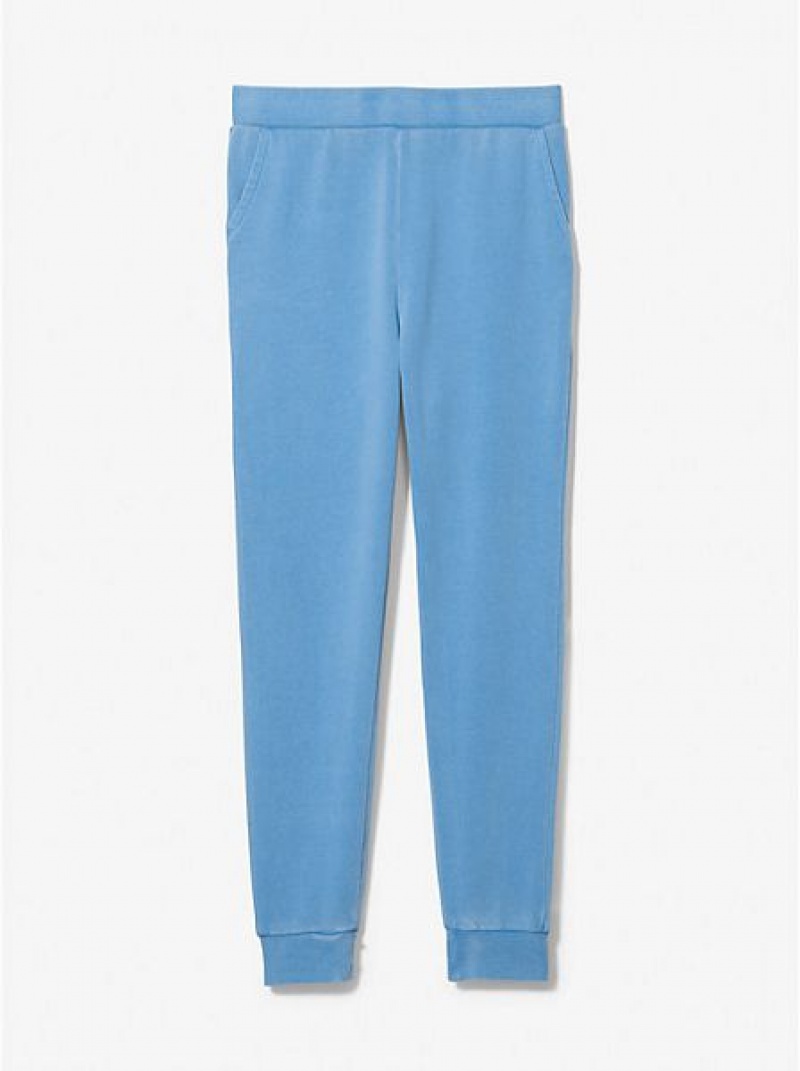 Michael Kors Katoenen Terry Joggers Kinderen Blauw | 081769-WYM