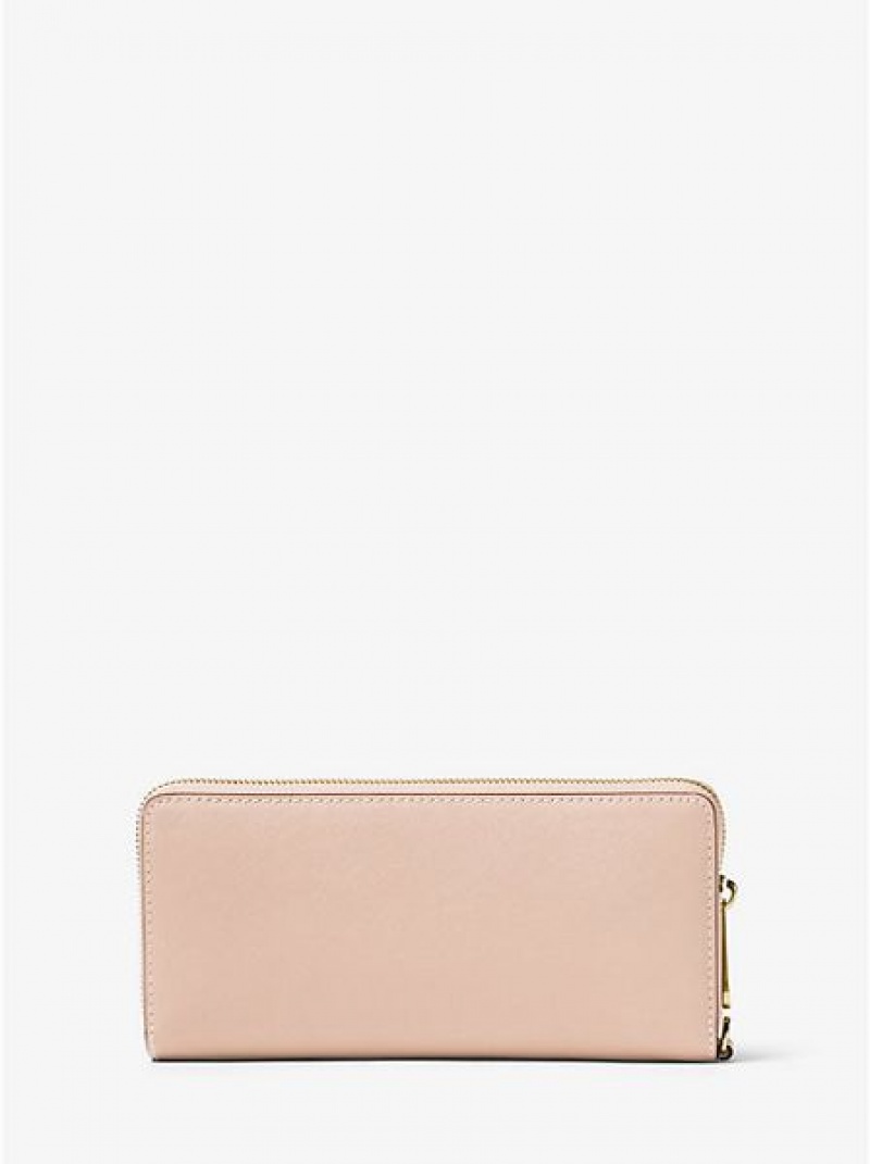 Michael Kors Leren Continental Portefeuille Dames Roze | 860735-MGV