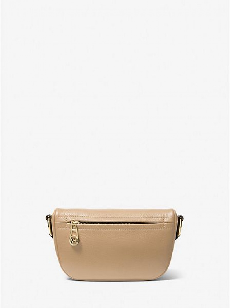 Michael Kors Slater Extra-small Pebbled Leren Schoudertassen Dames Bruin | 081653-VZC